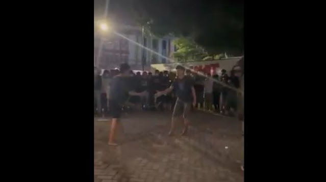 Viral Ajang Street Fight Makasar, Petarung Berkelahi Sampai KO