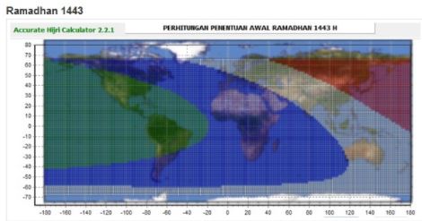 Awal Ramadhan 1443 H di Indonesia Diprediksi Akan Berbeda Tanggal dengan Muhammadiyah