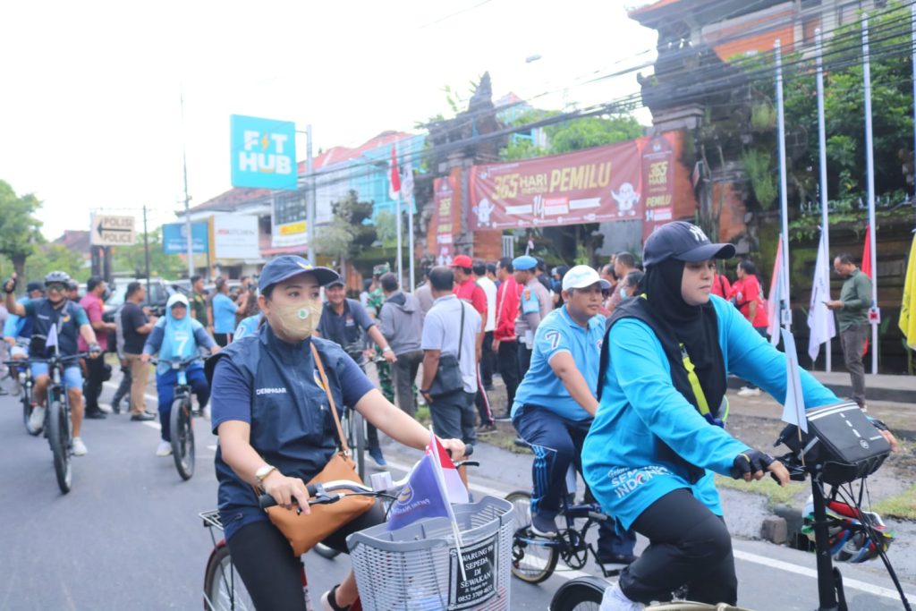 Rajut Persaudaraan, KPU Denpasar kemas sosialisasi Pemilu 2024 di Hari Valentine